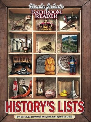 cover image of Uncle John's Bathroom Reader History's Lists